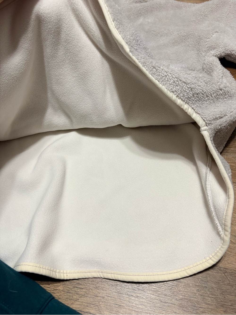 Express Plush Half-Zip Turtleneck Sweater - Light Grey - Picture 6 of 8